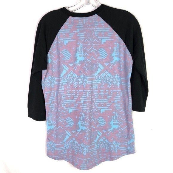 🦄 2/$20 Lularoe RANDY Aztec baseball tee - Picture 1 of 2